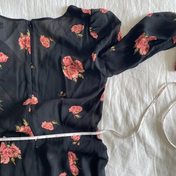 Reformation Bay Mini Dress in the Lorraine Rose Print (sz 8) - Picture 11 of 11